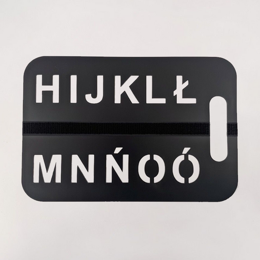 Tablica Komunikacyjna AAC – alfabet polski, moduł H-Ó