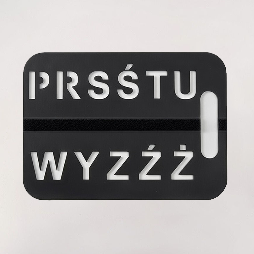 Tablica Komunikacyjna AAC – alfabet polski, moduł P-Ż