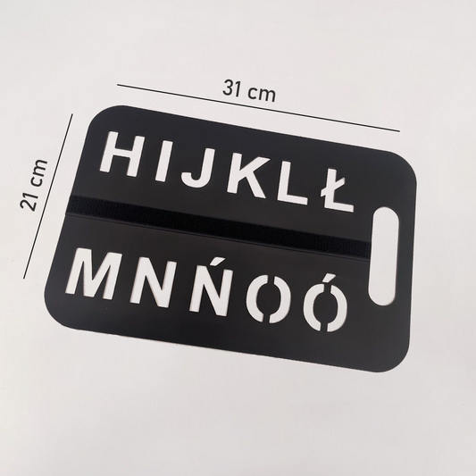 Tablica Komunikacyjna AAC – alfabet polski, moduł H-Ó