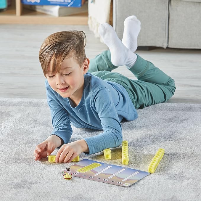Zestaw Bloczków sensorycznych numerycznych 21–30 – 20 do zabaw matematycznych dla dzieci z autyzmem