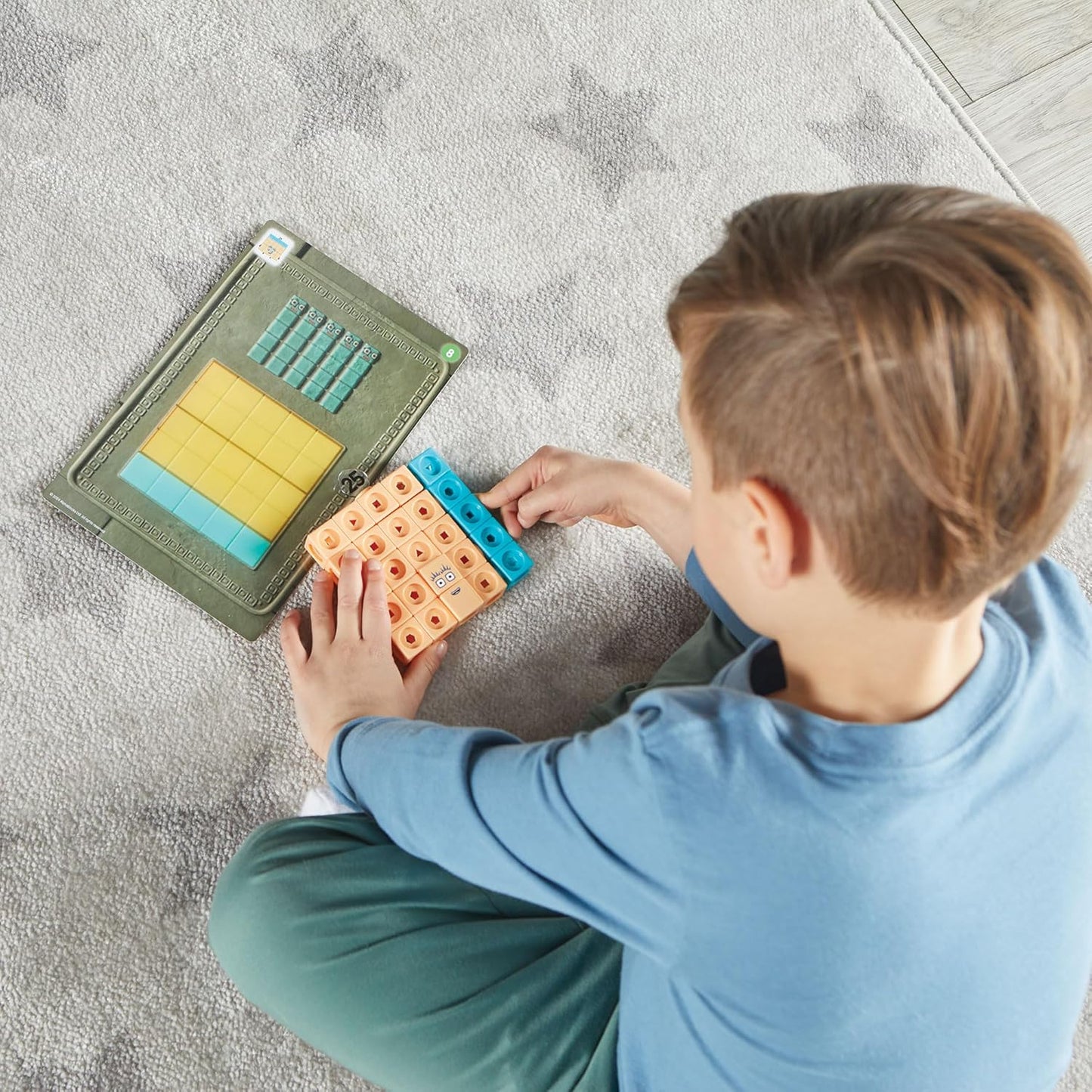 Zestaw Bloczków sensorycznych numerycznych 21–30 – 20 do zabaw matematycznych dla dzieci z autyzmem