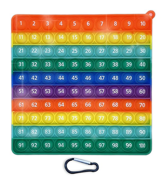 Pop It numeryczny – edukacyjna zabawka sensoryczna redukująca stres